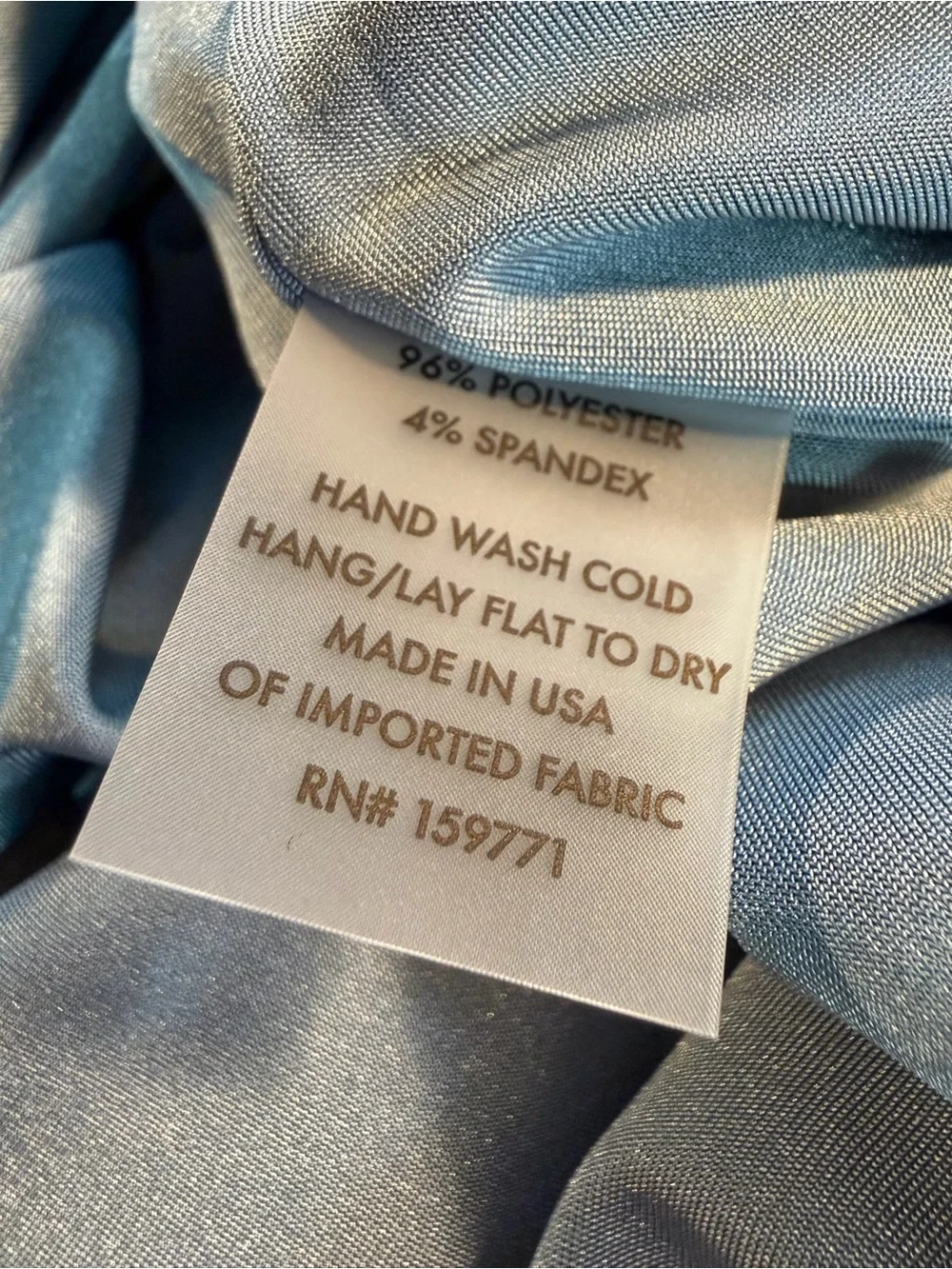 NWT Jade Swim ‘Callie’ Swim Dress Coverup in “Azure” Blue Size Large